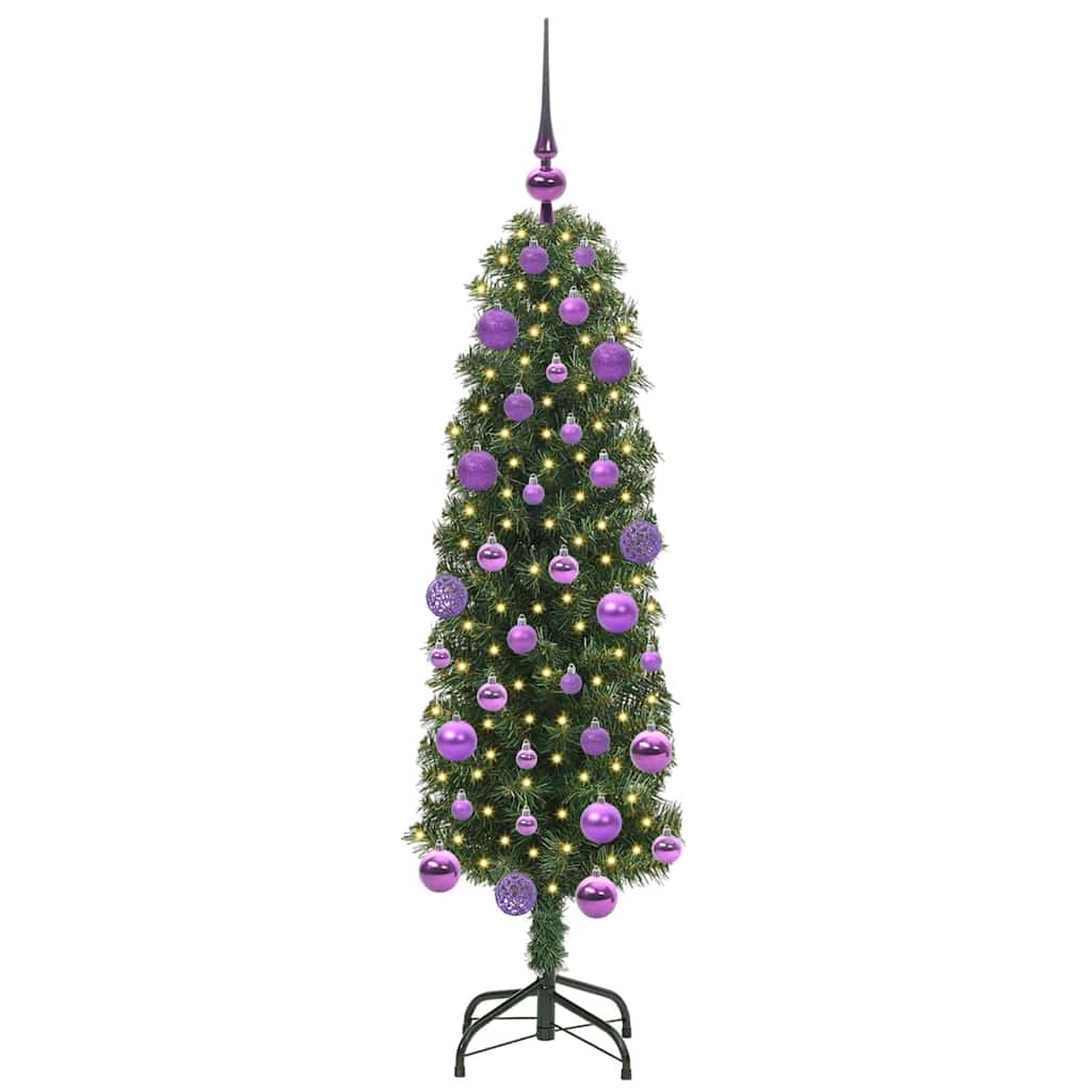 vidaXL Artificial Christmas Tree with 150 LEDs with Stand Green 120 cm