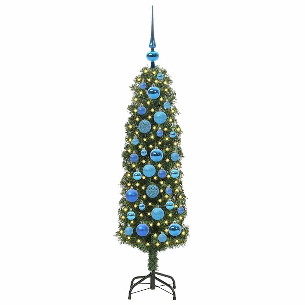 vidaXL Artificial Christmas Tree with 150 LEDs with Stand Green 120 cm