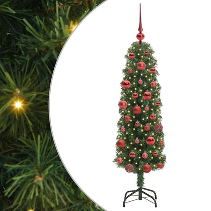 vidaXL Artificial Christmas Tree with 150 LEDs with Stand Green 150 cm