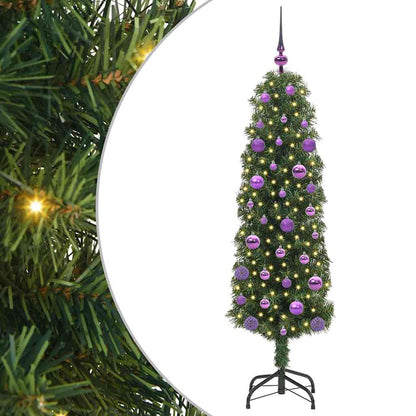 vidaXL Artificial Christmas Tree with 150 LEDs with Stand Green 150 cm