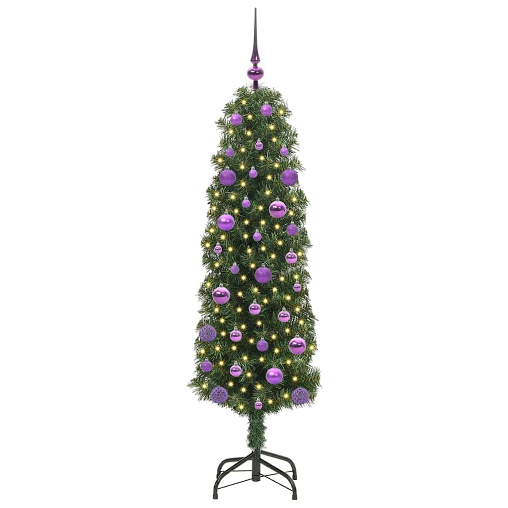 vidaXL Artificial Christmas Tree with 150 LEDs with Stand Green 150 cm