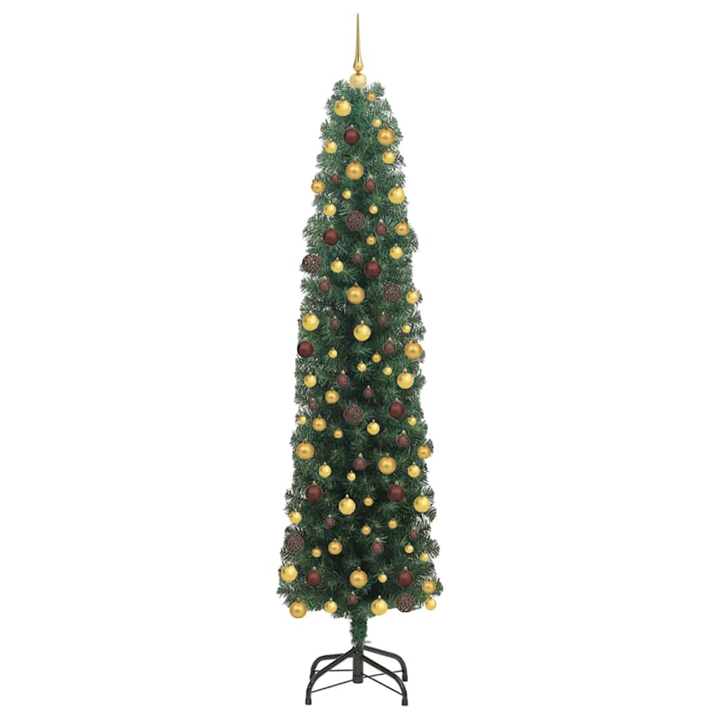vidaXL Artificial Christmas Tree with 300 LEDs with Stand Green 180 cm