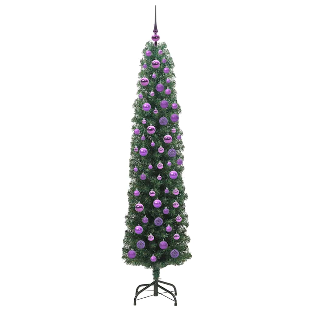 vidaXL Artificial Christmas Tree with 300 LEDs with Stand Green 180 cm