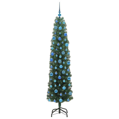 vidaXL Artificial Christmas Tree with 300 LEDs with Stand Green 180 cm