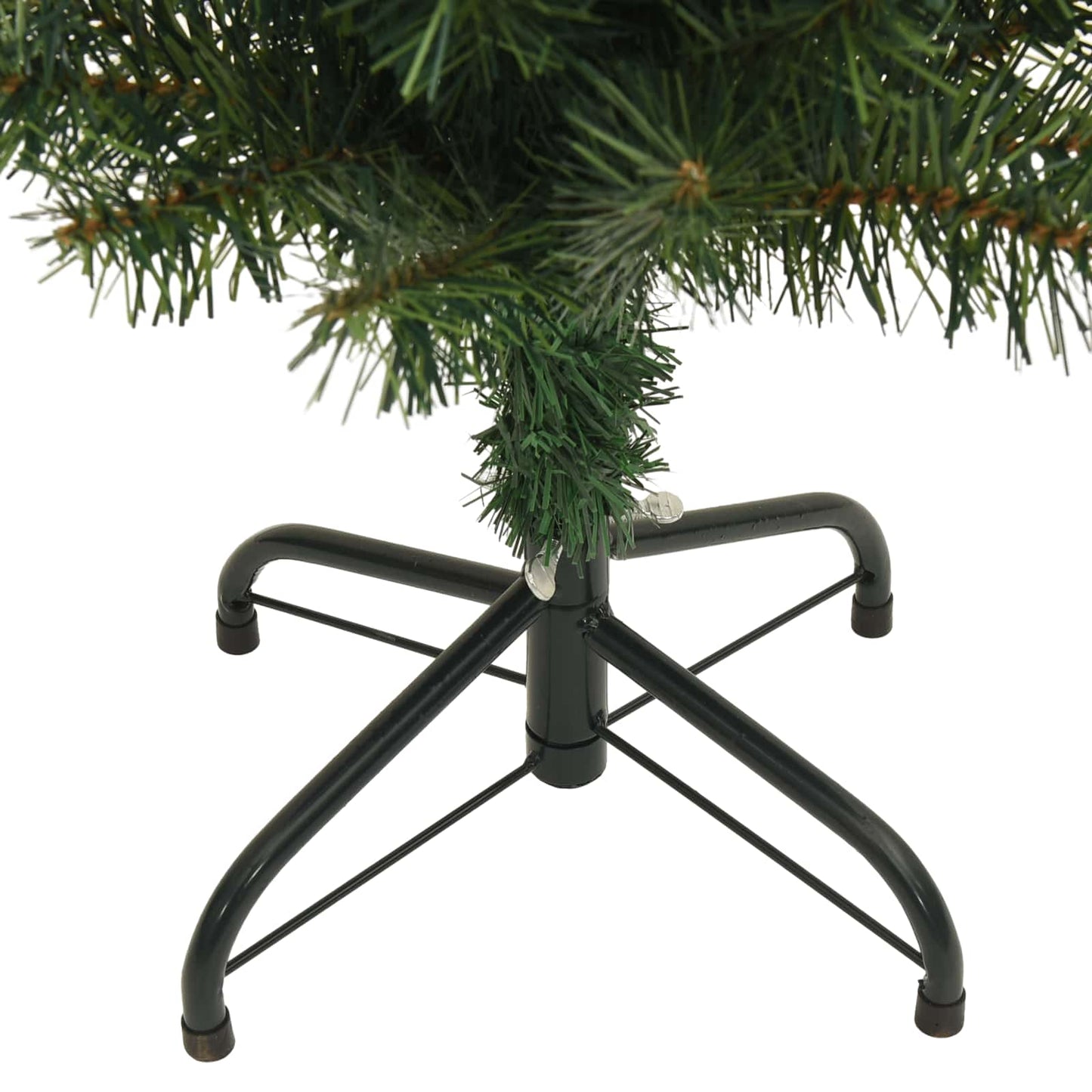 vidaXL Artificial Christmas Tree with 300 LEDs with Stand Green 210 cm