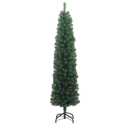 vidaXL Artificial Christmas Tree with 300 LEDs with Stand Green 210 cm