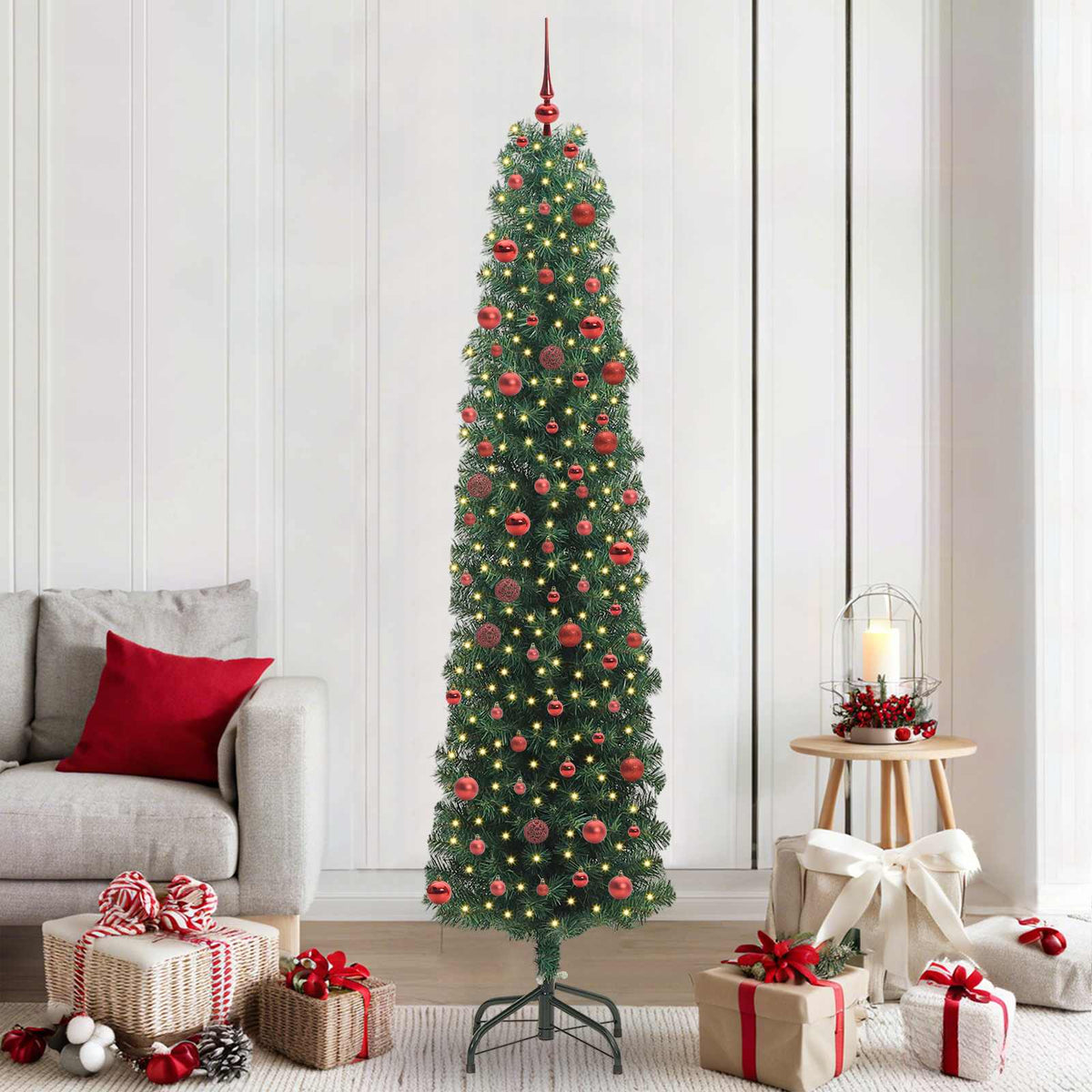 vidaXL Artificial Christmas Tree Green 210 cm