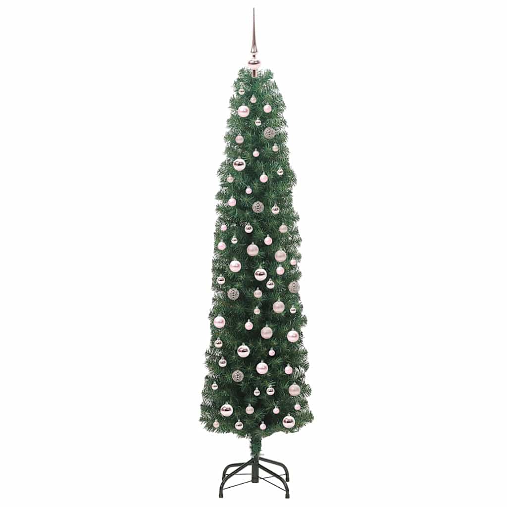 vidaXL Artificial Christmas Tree with 300 LEDs with Stand Green 210 cm