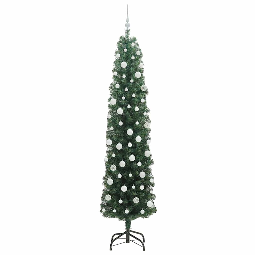 vidaXL Artificial Christmas Tree with 300 LEDs with Stand Green 210 cm