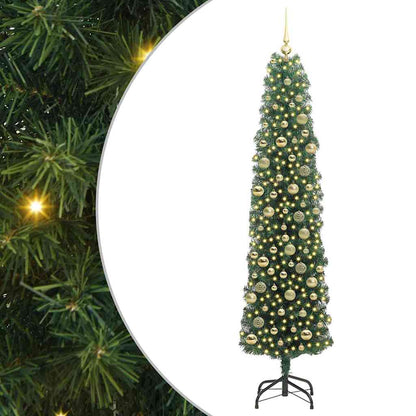 vidaXL Artificial Christmas Tree Green 210 cm