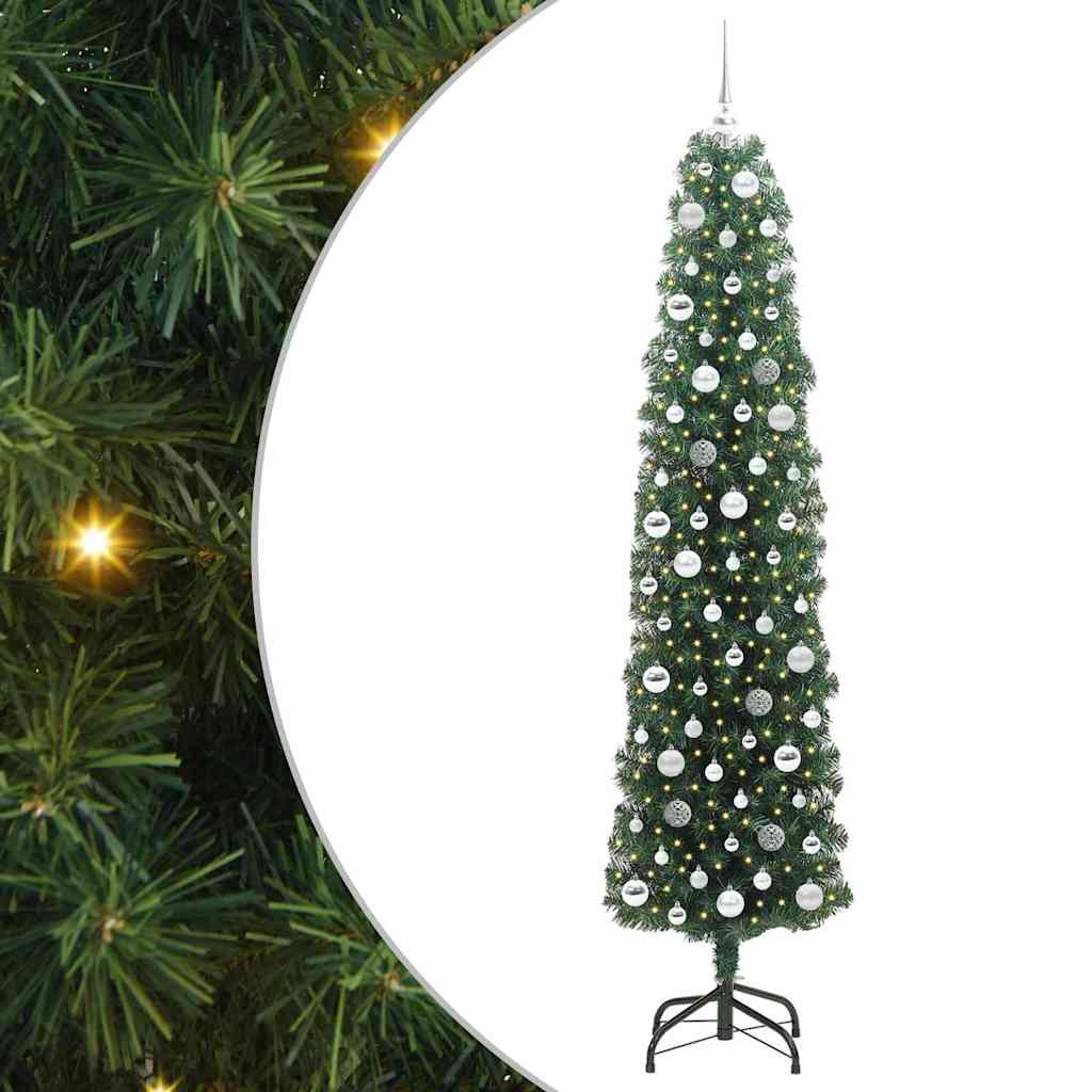 vidaXL Artificial Christmas Tree Green 210 cm