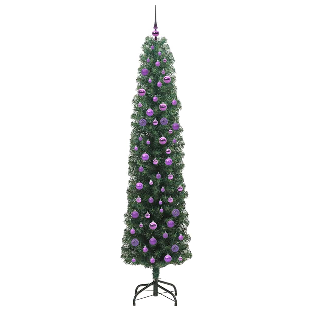 vidaXL Artificial Christmas Tree with 300 LEDs with Stand Green 210 cm