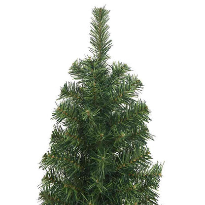 vidaXL Artificial Christmas Tree with 300 LEDs with Stand Green 240 cm