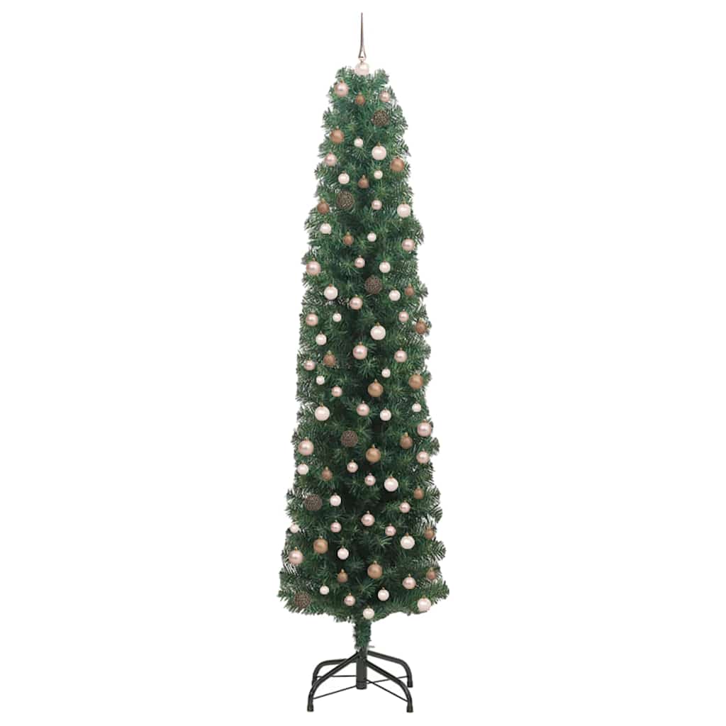 vidaXL Artificial Christmas Tree with 300 LEDs with Stand Green 240 cm