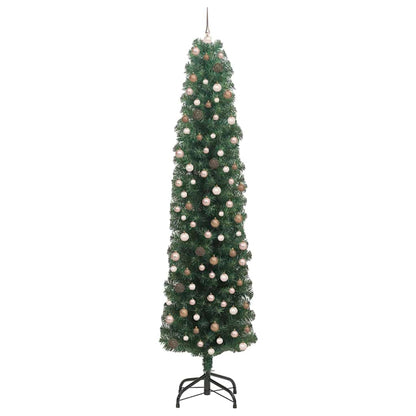 vidaXL Artificial Christmas Tree with 300 LEDs with Stand Green 240 cm