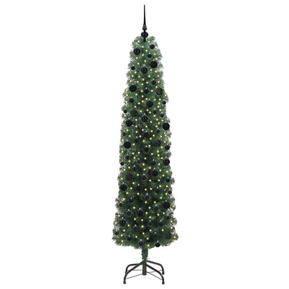 vidaXL Artificial Christmas Tree with 300 LEDs with Stand Green 240 cm