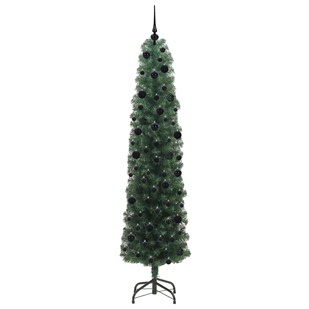 vidaXL Artificial Christmas Tree with 300 LEDs with Stand Green 240 cm