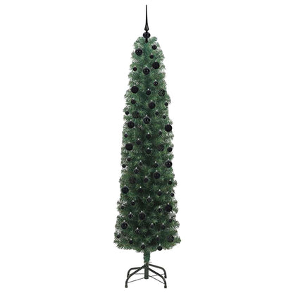 vidaXL Artificial Christmas Tree with 300 LEDs with Stand Green 240 cm