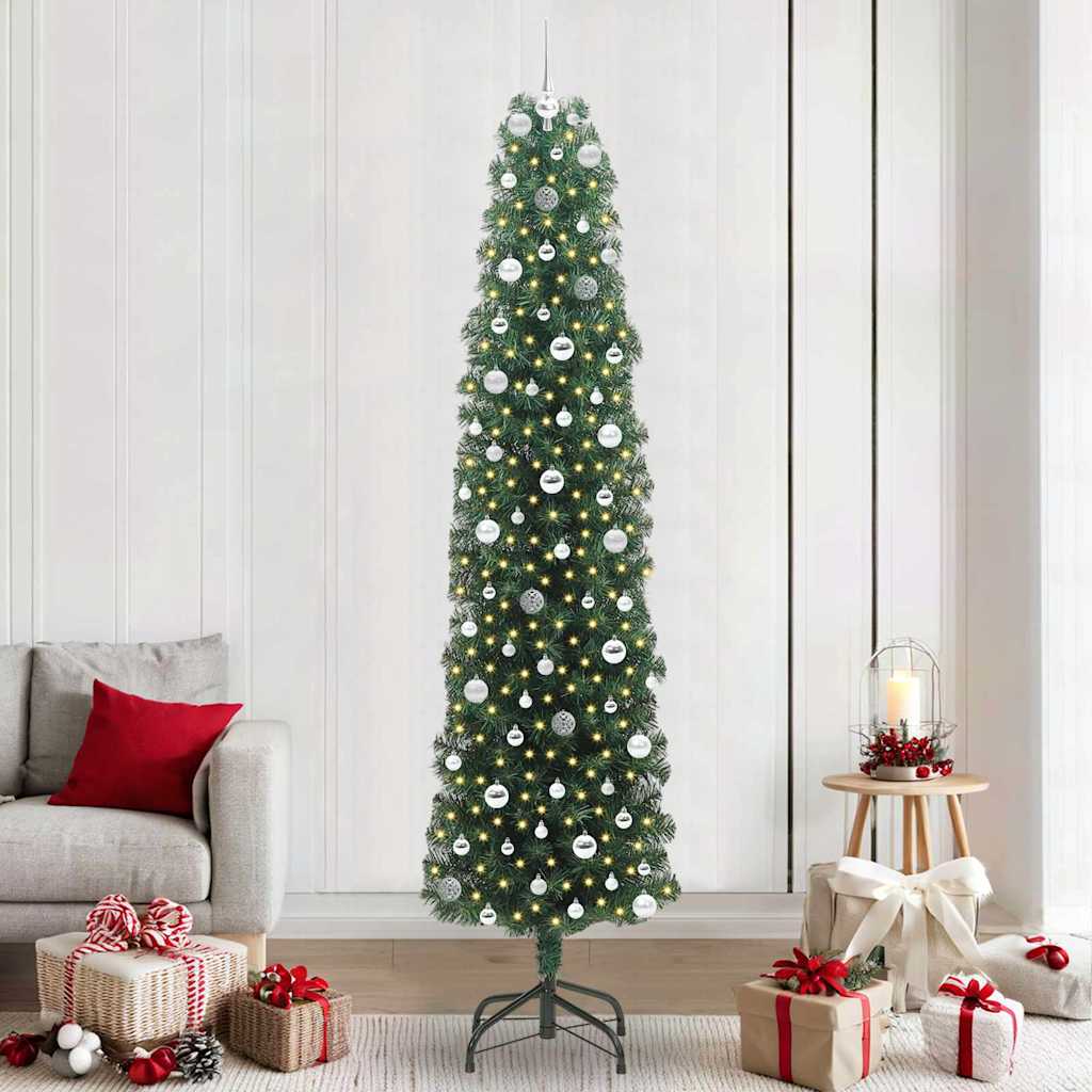 vidaXL Artificial Christmas Tree Green 240 cm