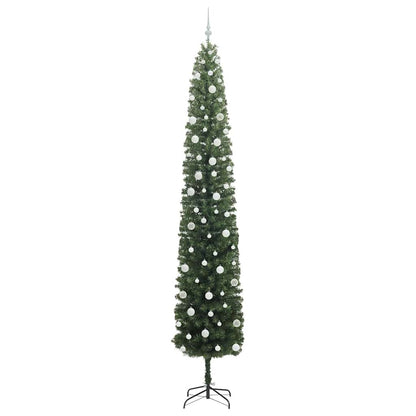vidaXL Artificial Christmas Tree with 300 LEDs with Stand Green 270 cm