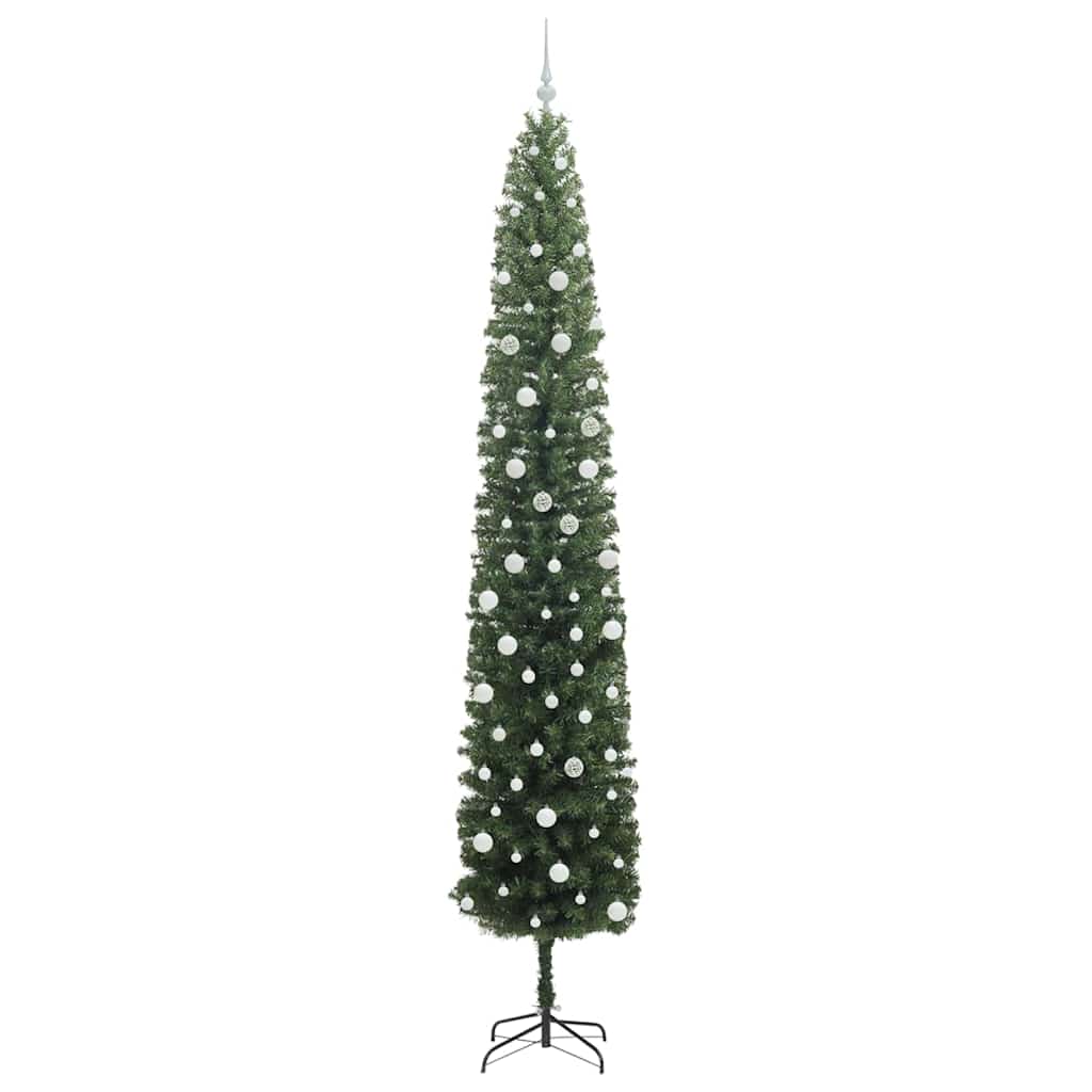 vidaXL Artificial Christmas Tree with 300 LEDs with Stand Green 300 cm