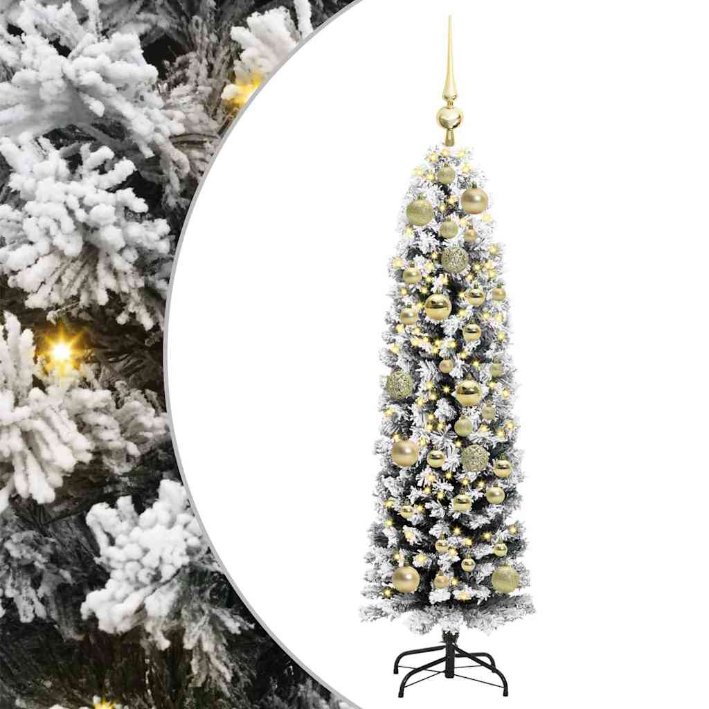 vidaXL Artificial Christmas Tree with 150 LEDs with Stand Green 120 cm