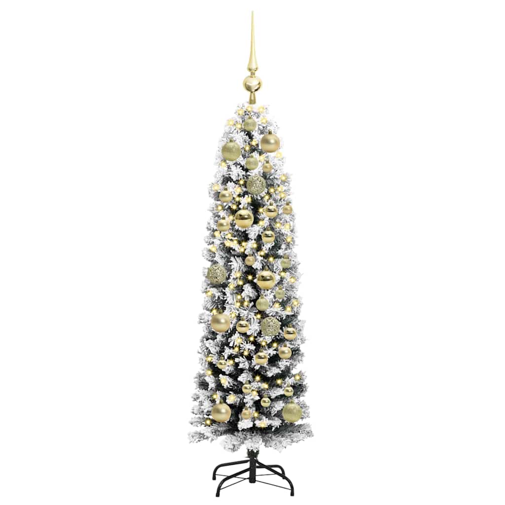 vidaXL Artificial Christmas Tree with 150 LEDs with Stand Green 120 cm