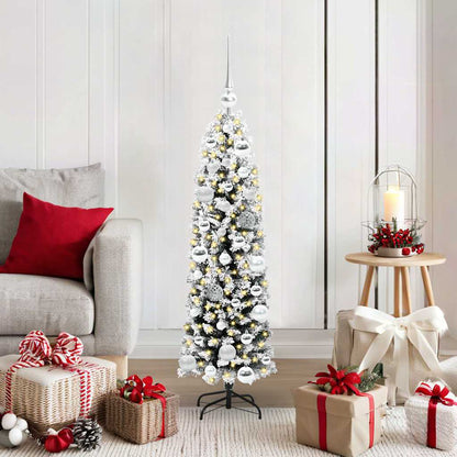 vidaXL Artificial Christmas Tree with 150 LEDs with Stand Green 120 cm