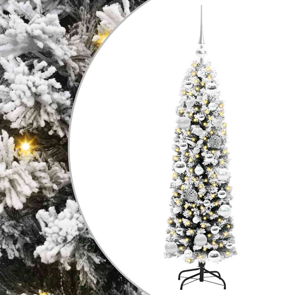 vidaXL Artificial Christmas Tree with 150 LEDs with Stand Green 120 cm