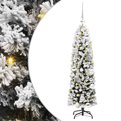 vidaXL Artificial Christmas Tree with 150 LEDs with Stand Green 120 cm