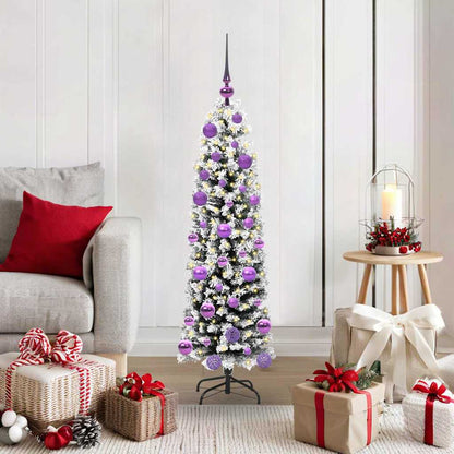 vidaXL Artificial Christmas Tree with 150 LEDs with Stand Green 120 cm