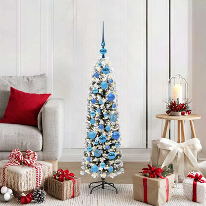 vidaXL Artificial Christmas Tree with 150 LEDs with Stand Green 120 cm