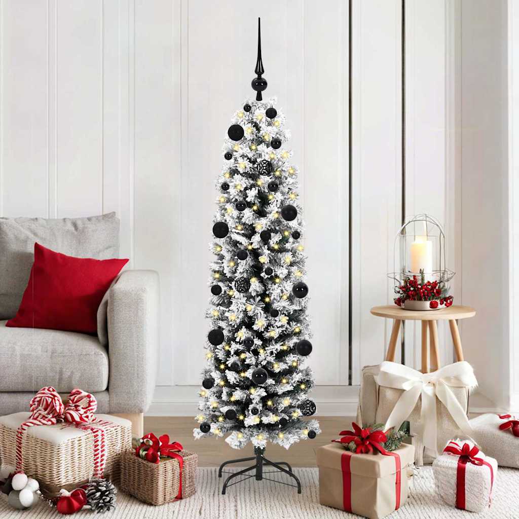 vidaXL Artificial Christmas Tree with 150 LEDs with Stand Green 150 cm
