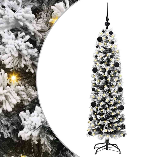 vidaXL Artificial Christmas Tree with 150 LEDs with Stand Green 150 cm