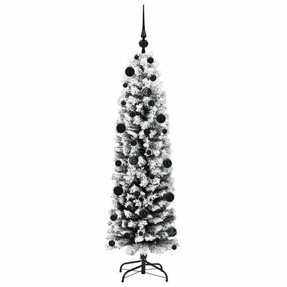 vidaXL Artificial Christmas Tree with 150 LEDs with Stand Green 150 cm