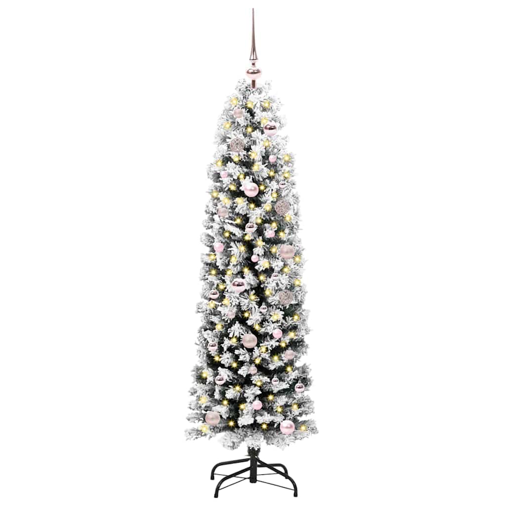 vidaXL Artificial Christmas Tree with 150 LEDs with Stand Green 150 cm