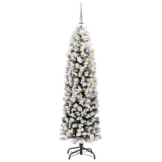 vidaXL Artificial Christmas Tree with 150 LEDs with Stand Green 150 cm