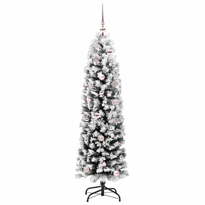 vidaXL Artificial Christmas Tree with 150 LEDs with Stand Green 150 cm