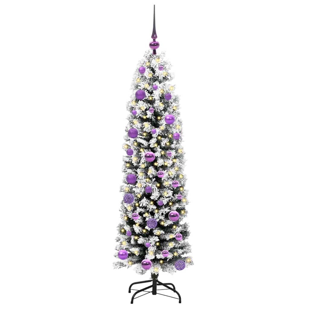 vidaXL Artificial Christmas Tree with 150 LEDs with Stand Green 150 cm