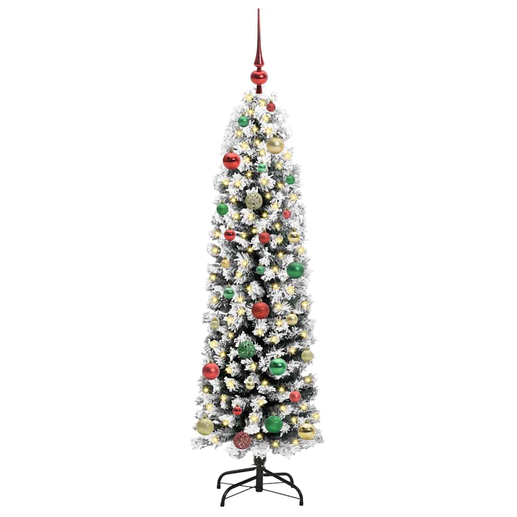 vidaXL Artificial Christmas Tree with 150 LEDs with Stand Green 150 cm
