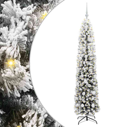 vidaXL Artificial Christmas Tree with 300 LEDs with Stand Green 180 cm