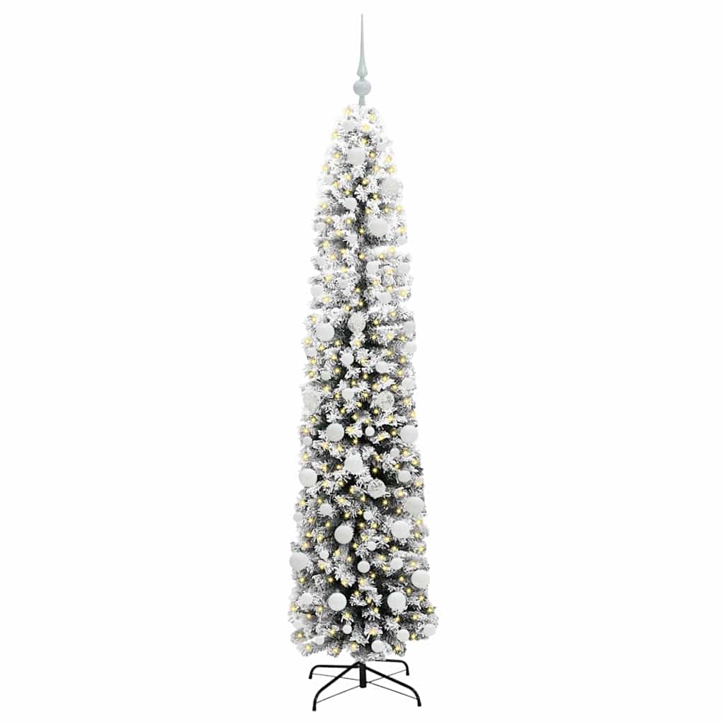 vidaXL Artificial Christmas Tree with 300 LEDs with Stand Green 180 cm
