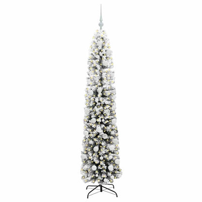 vidaXL Artificial Christmas Tree with 300 LEDs with Stand Green 180 cm