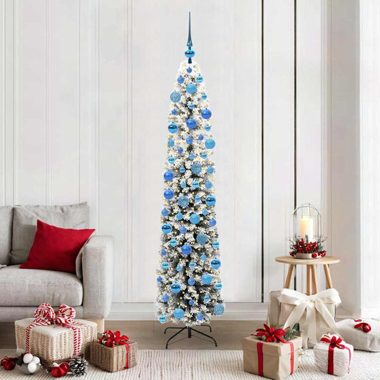 vidaXL Artificial Christmas Tree with 300 LEDs with Stand Green 180 cm