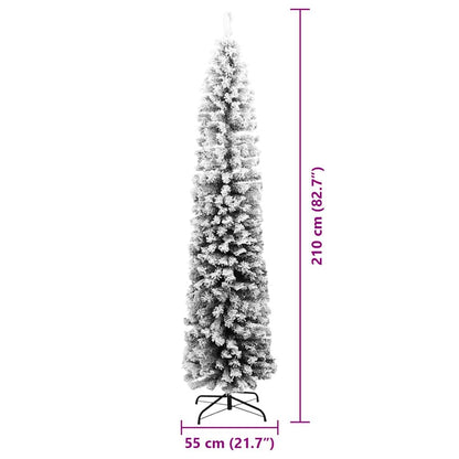vidaXL Artificial Christmas Tree with 300 LEDs with Stand Green 210 cm