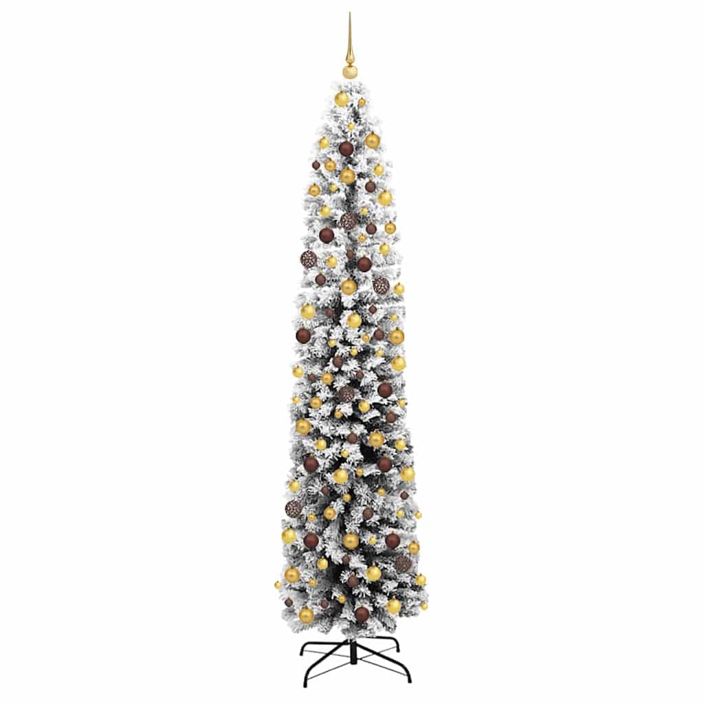 vidaXL Artificial Christmas Tree with 300 LEDs with Stand Green 210 cm