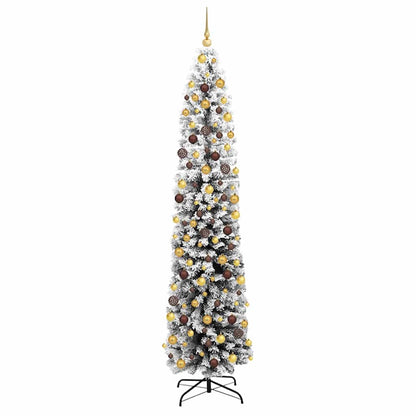 vidaXL Artificial Christmas Tree with 300 LEDs with Stand Green 210 cm