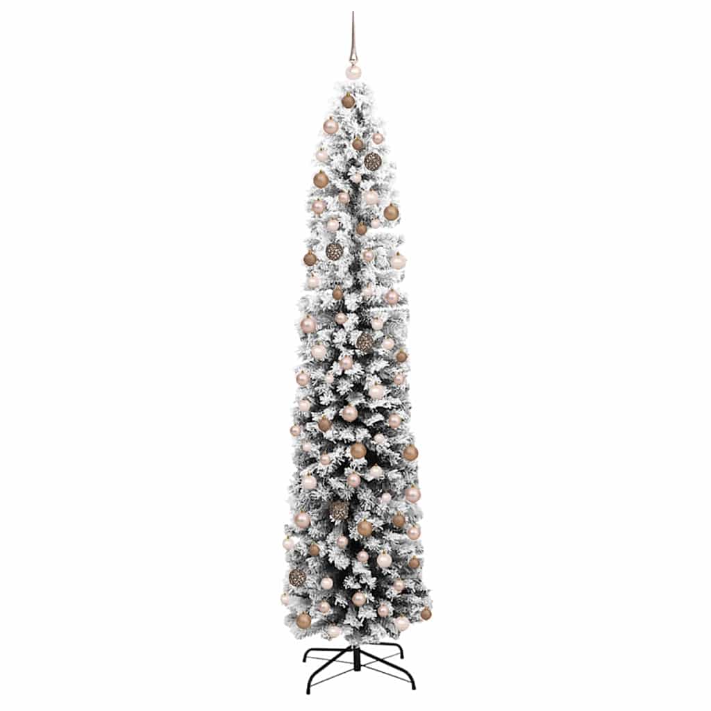 vidaXL Artificial Christmas Tree with 300 LEDs with Stand Green 210 cm
