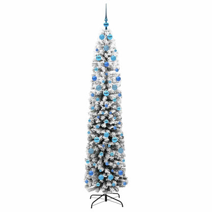 vidaXL Artificial Christmas Tree with 300 LEDs with Stand Green 210 cm