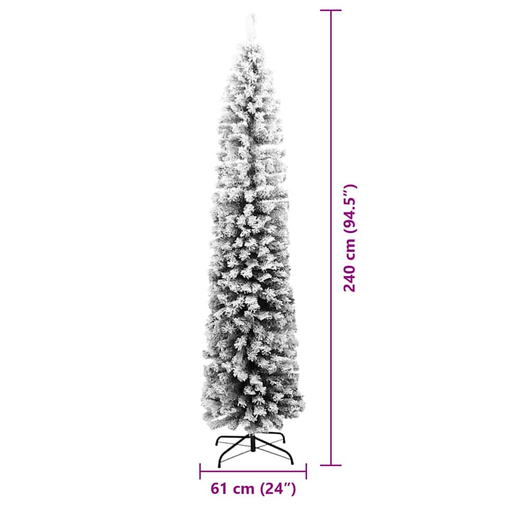 vidaXL Artificial Christmas Tree with 300 LEDs with Stand Green 240 cm